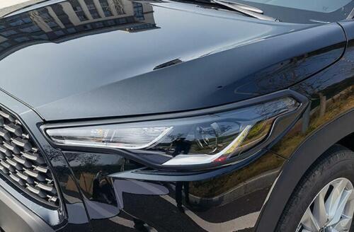 2022-2023 Exterior Head Light Lamp Cover Glossy Black for Toyota for Corolla Cross