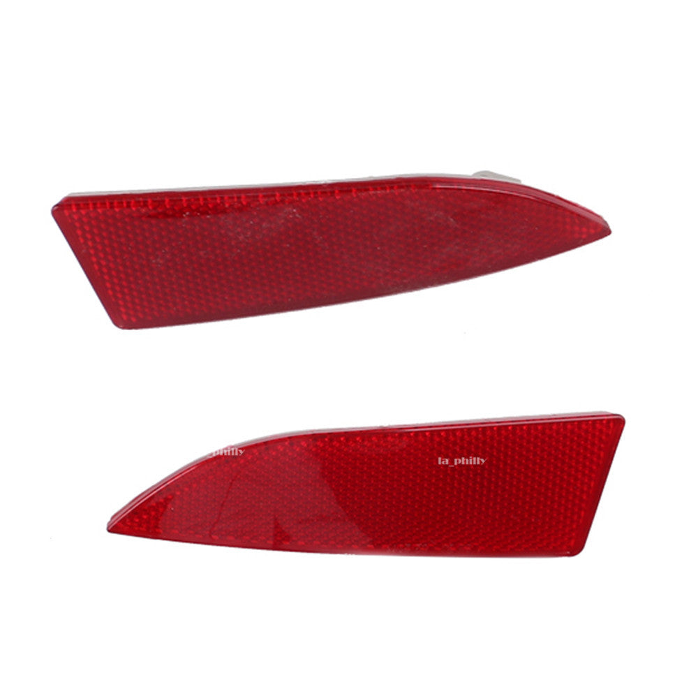 Pair Rear Bumper Cover Left Right Reflector Red for BMW X3 2004-2010 Q
