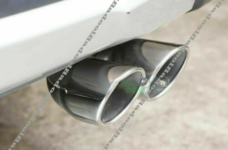 Silver Exhaust Muffler Tail Pipe Tip Tailpipe Trim for Toyota Highlander 2020-23