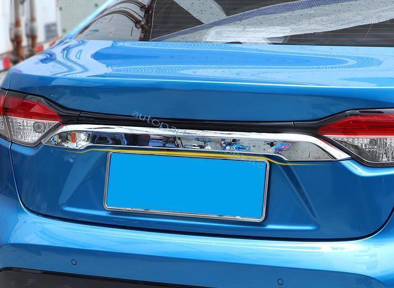for Toyota for Corolla 2020-24 Chrome Rear Door Trunk Lid Tailgate Upper Strip 1PCS