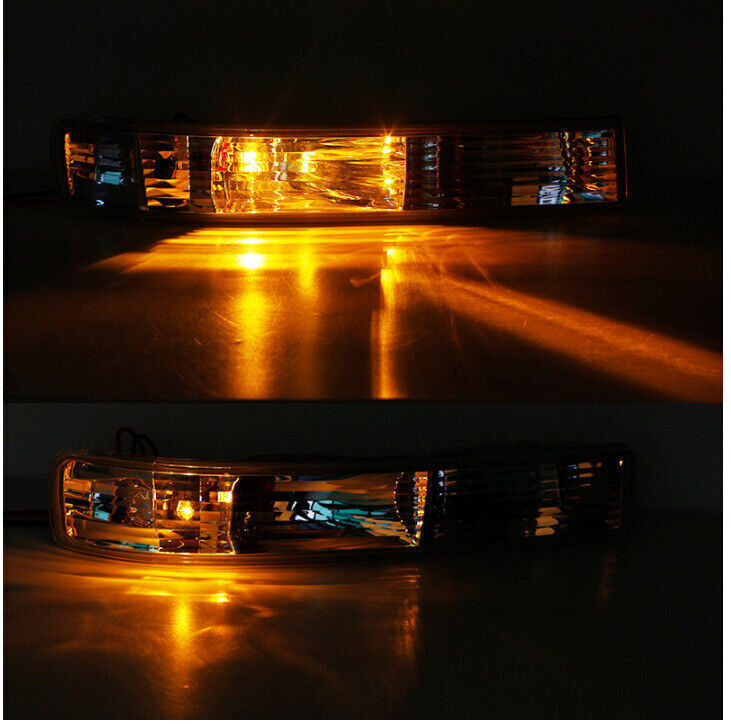 Pair Front Parking Lights Turn Signal lamp for Chevy for GMC Van 1500 2500 2003-2019