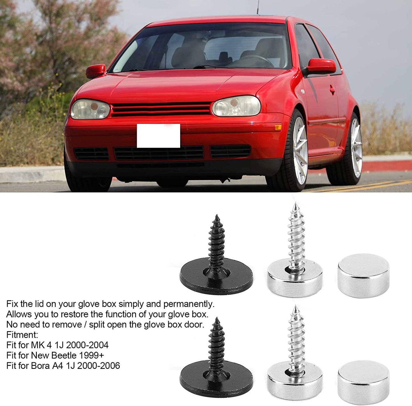 Glove Box Lid Repair Fix Kit for VW for VW Beetle for Golf Mk4 for Jetta for Bora U8K8 Q