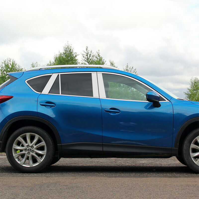 for Mazda CX-5 2012-2016 Stainless Side Door Full Window Frame Sill cover trim