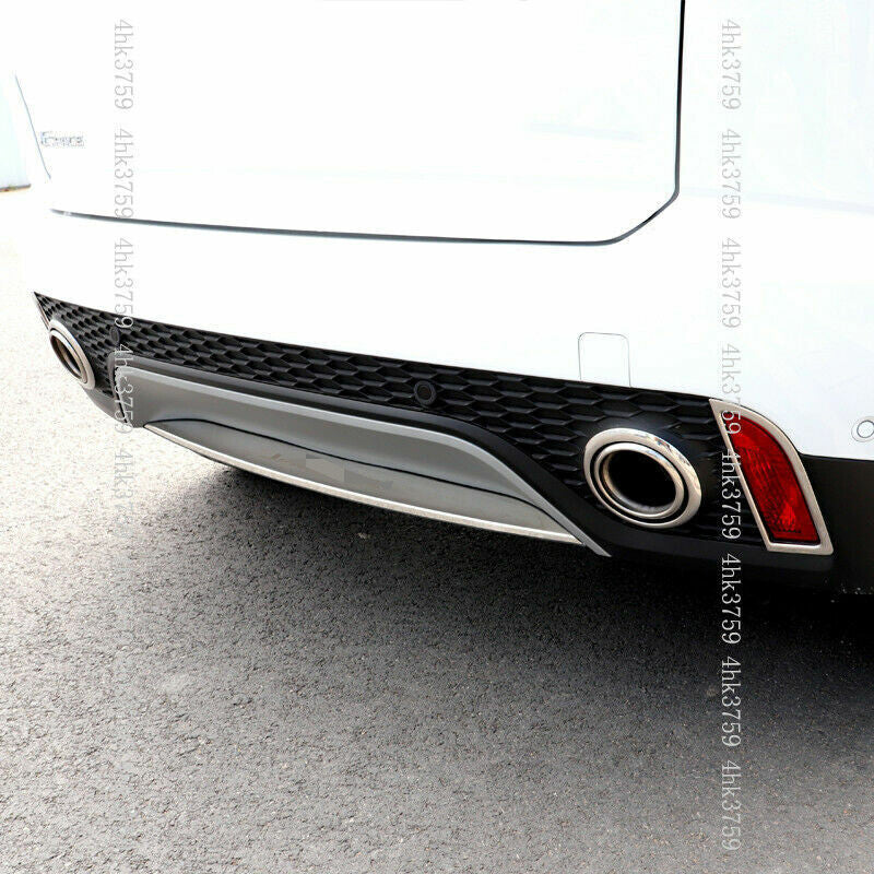 for Jaguar E-PACE 2018-2021 Chrome Car Rear Bumper Lower Lip Moulding Cover Trim
