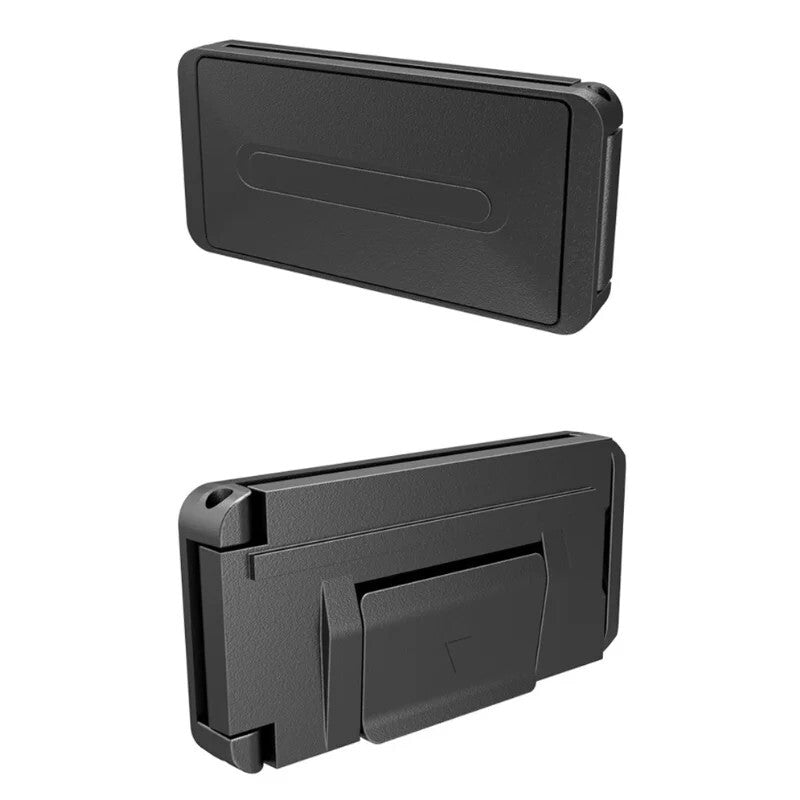 2x Black Car Safety for Seat Belt Buckle Clip Seatbelt Stopper Adjuster Fixing Clip