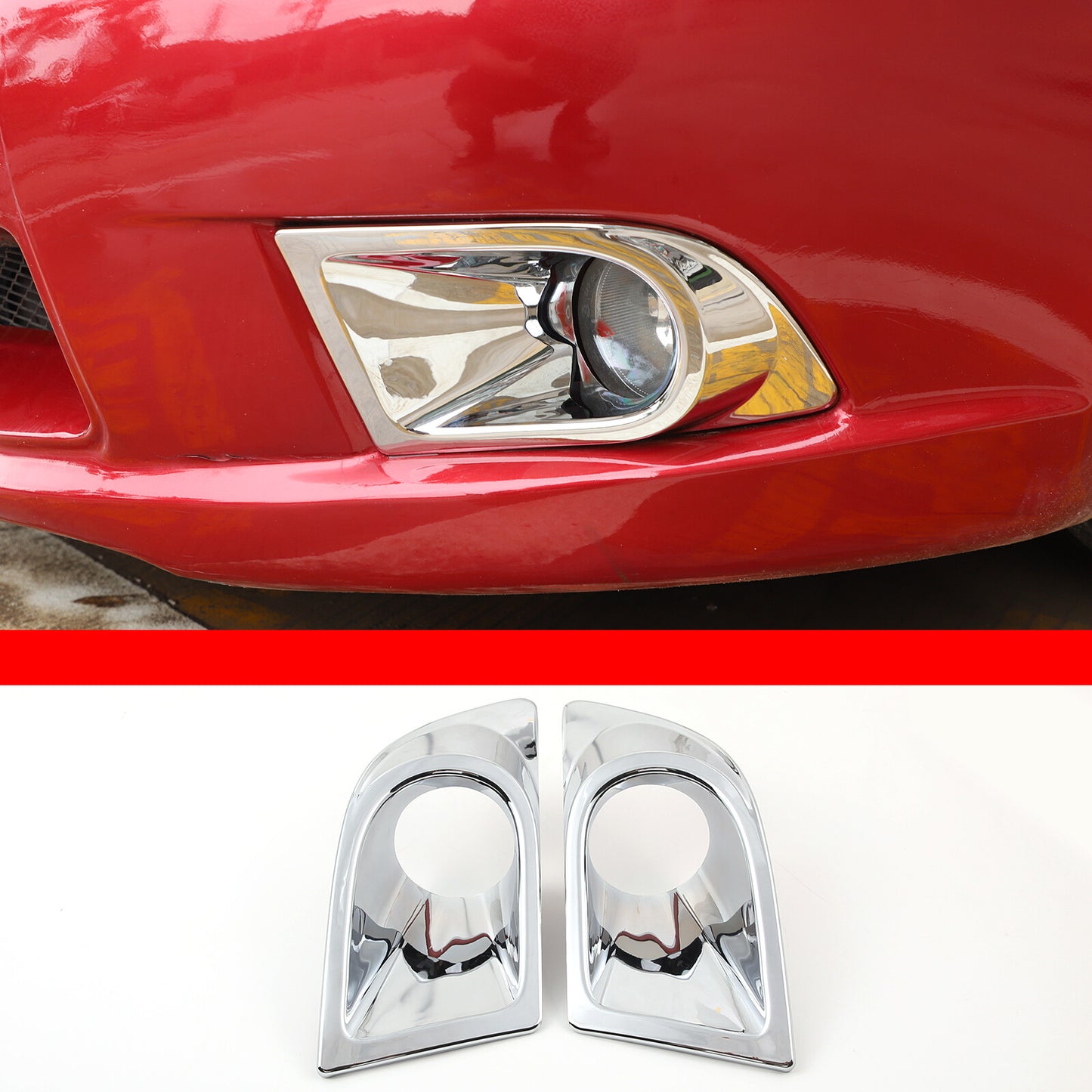 Glossy black ABS rear bumper fog light cover for Honda Pilot 2019 - 2022 ( )