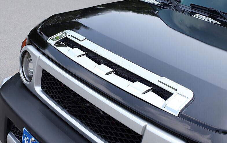 for Toyota FJ Cruiser 07-2014 Chrome Front Engine Hood Air Intake Grille Cover