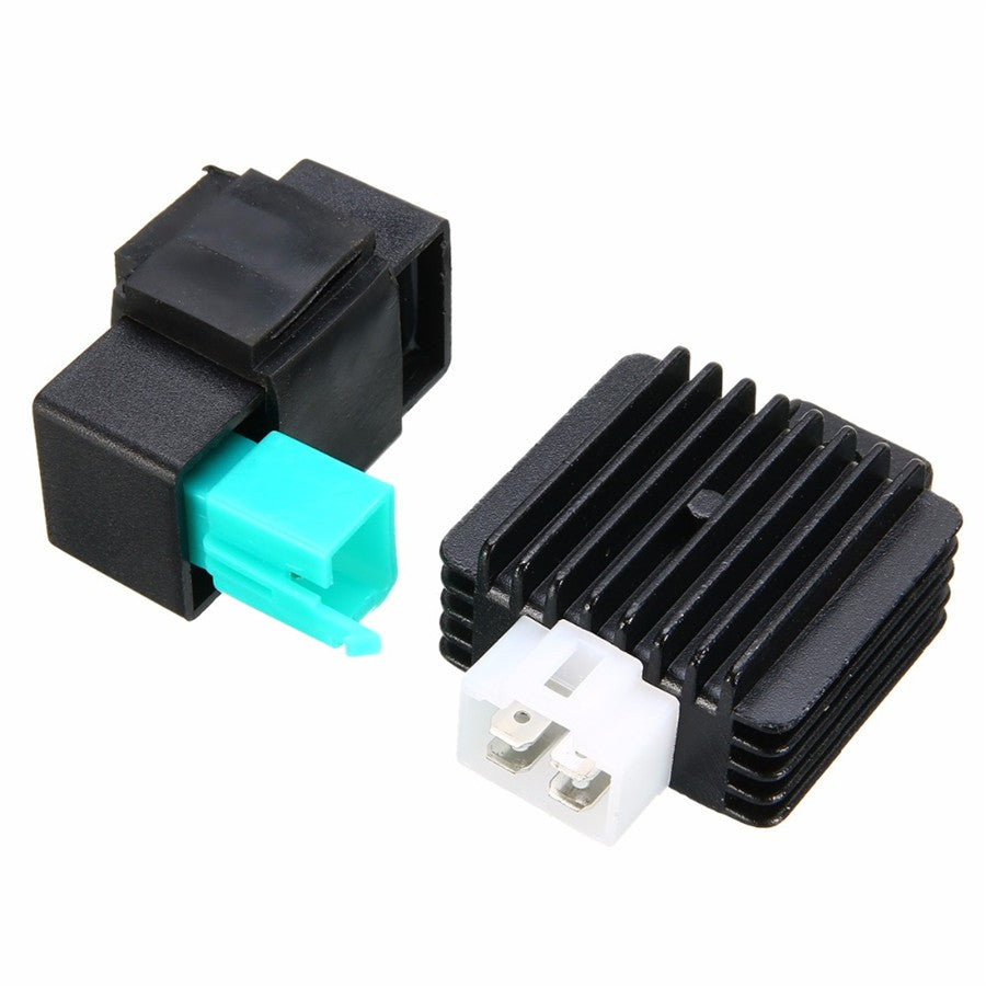 Motorcycle CDI Wiring Harness Loom Ignition Solenoid Coil Rectifier 50 110 125cc Q