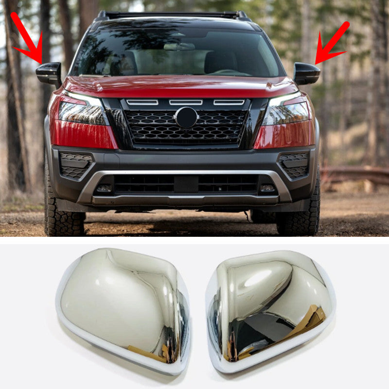 For PATHFINDER 2022-2024 ABS Chrome Side Mirrors Rearview Trim Cover v