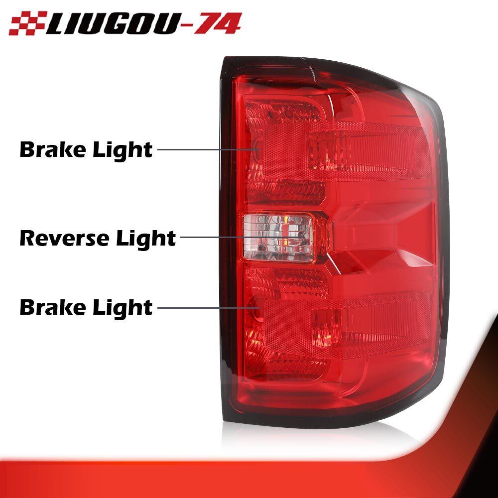 Fits 14-18 for Silverado 1500 Tail Light Brake Light Passenger Right 1 pcs - v