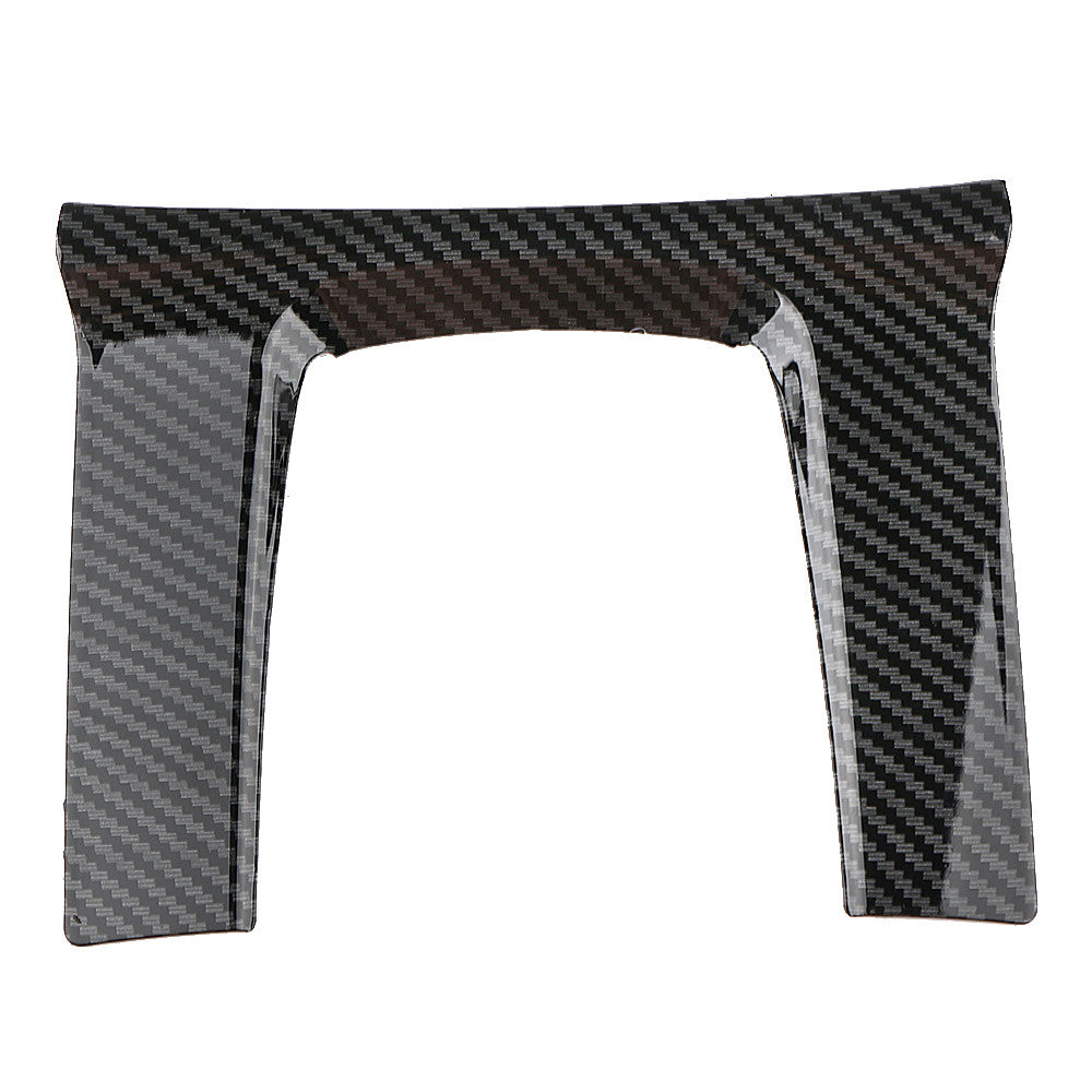 Carbon fiber internal gear shift cover trim for Honda for Civic 16-18 ABS