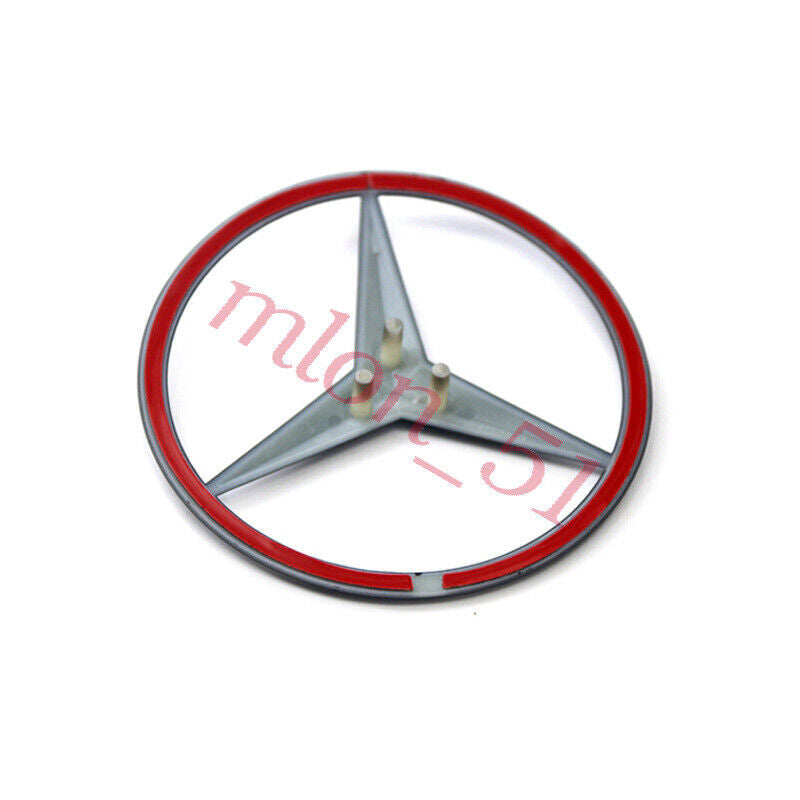 Glossy black star trunk badge for rear cover emblem badge C-Class W204 for Mercedes -AMG