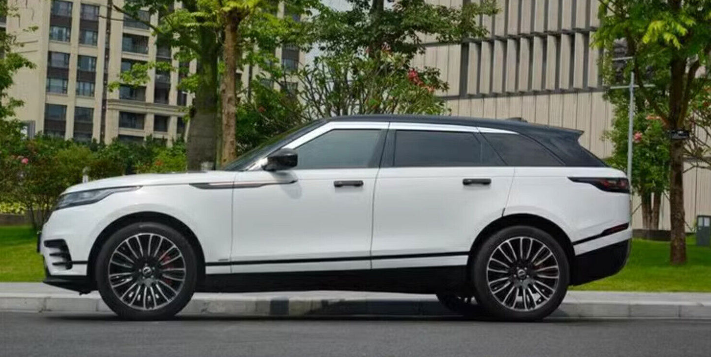 for Range Rover Velar 18-23 Silver Window Visor Shades Sun Rain Guard Deflector