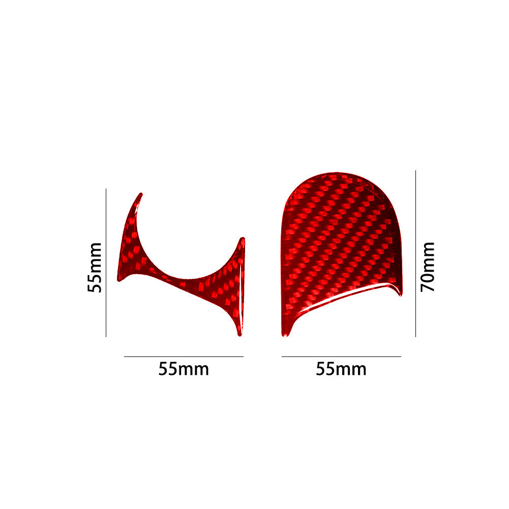 Suitable for Venza 2021-2023 carbon fiber ABS rear side window spoon with Luffy trim- v