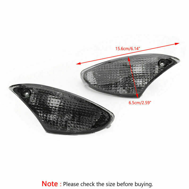 Vorne Blinker Gl?ser Lampe Glas Signal Linse f¨¹r for BMW K1200S K1300S rauchgrau