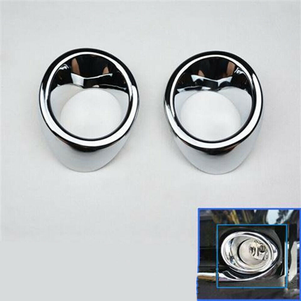 for Toyota Highlander 2008-10 ABS Chrome Rear Fog Light Lamp Moulding Cover Trim