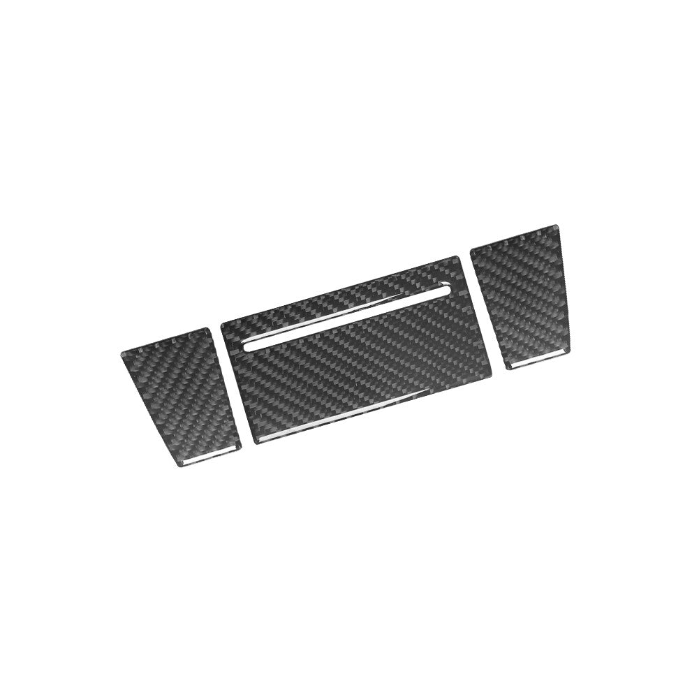 Red Rear Center Console Frame Trim Cover Carbon Fiber For 350Z 2006-2009 v
