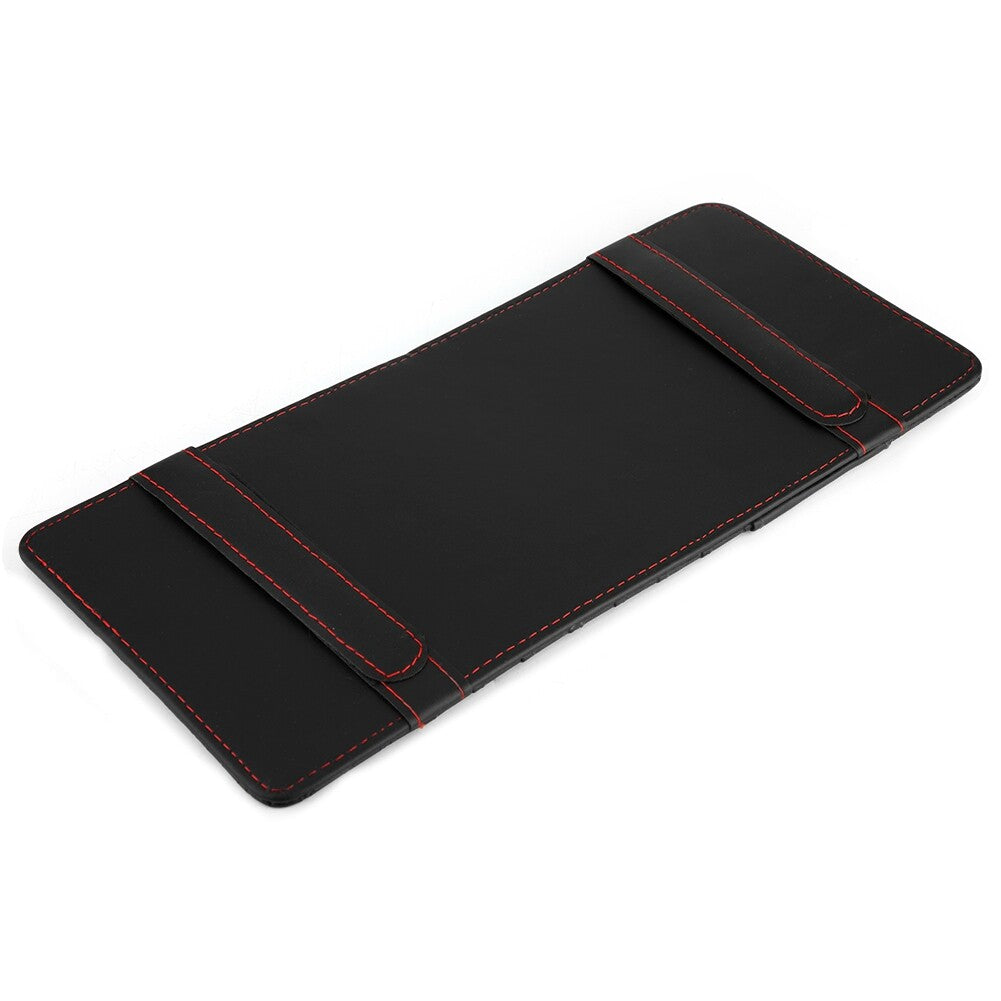 New Multi Functional New Sun Visor CD Organizer Holder PU Leather Disc Card