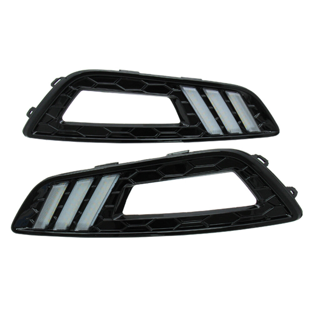 Two LED Daytime Running Lights (DRLs) for 2015-2016 for Ford Focus (White, Yellow, Blue)