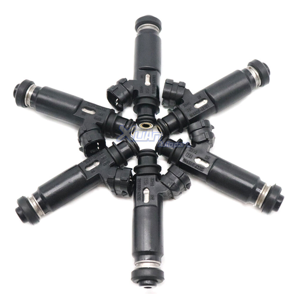 195500-4370 is a 6-fuel injector nozzle for Montero Pajero 3.8 V6 03-06. v