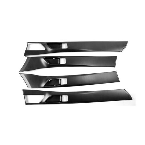 for Toyota for Avalon 2019-2022 Carbon Texture Inner Door Panel Cover Strip Trim 4pc