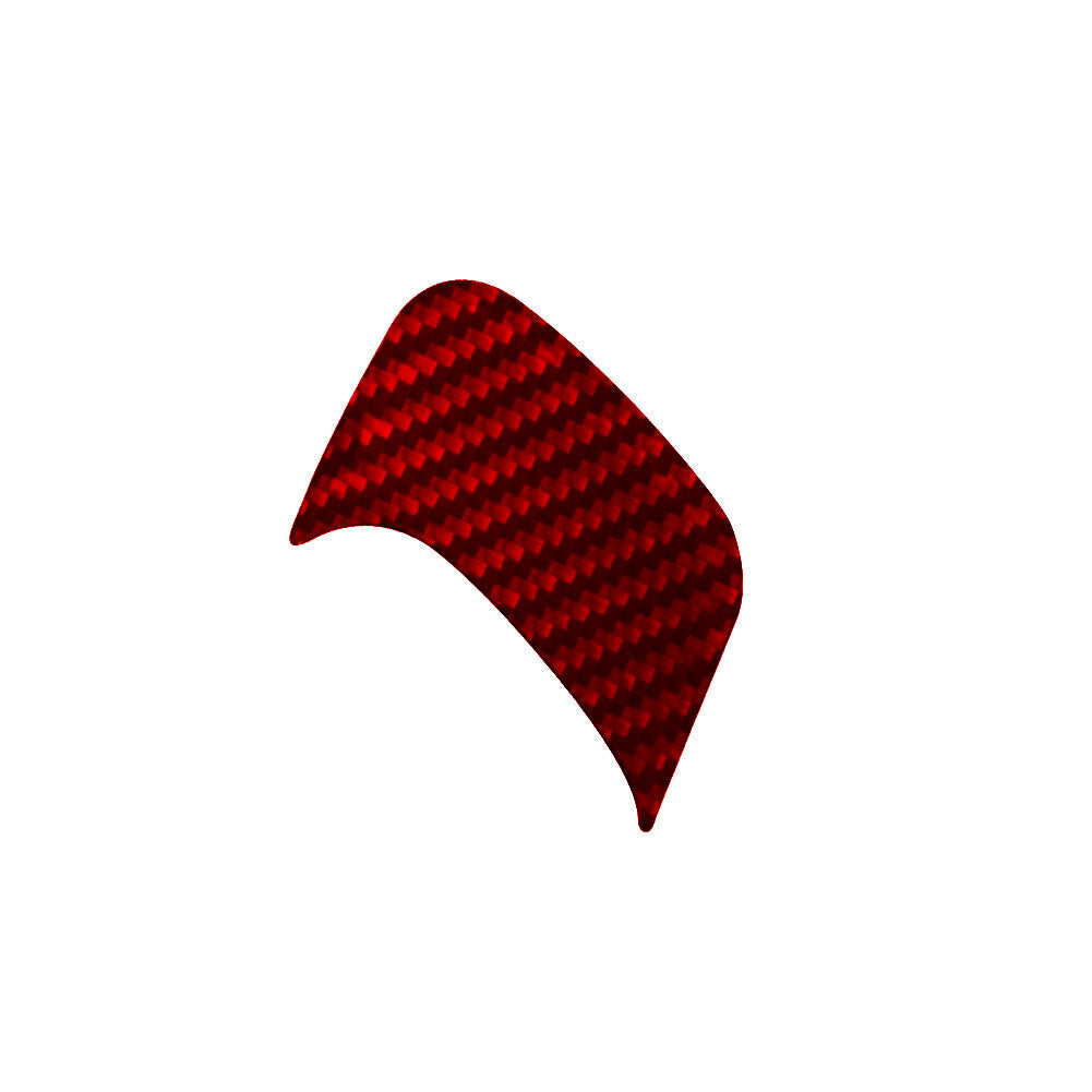 Red Carbon Fiber Driver Door Handle W/O Button Trim for Honda Ridgeline 2017-20