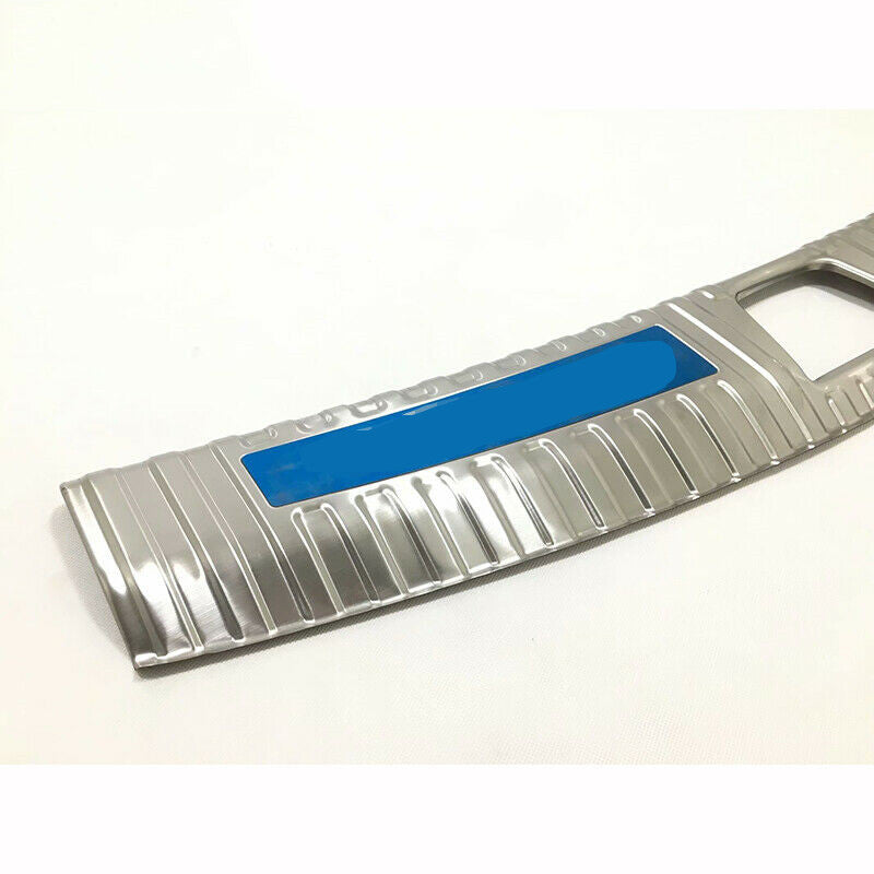 for Cadillac XT4 18-21 Silver Inner Rear Bumper Protector Plate Sill Cover Trim