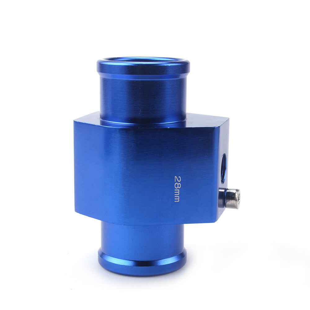 Car Water Temp Temperature 28mm Joint Pipe Sensor Gauge Radiator Hose Adapter Q