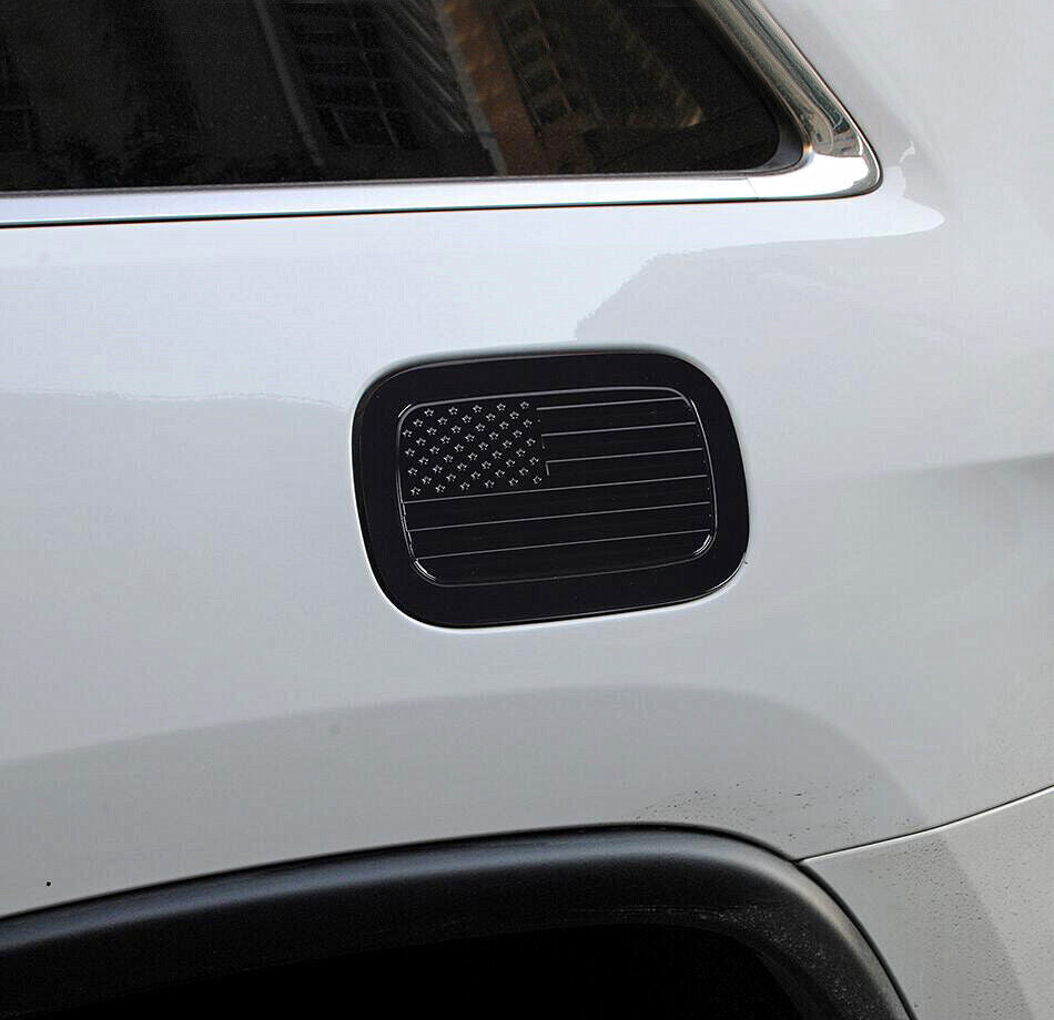 For 2011-2020 for Jeep Grand Cherokee Black Look Fuel Tank Cover Door Gas Filler Cap n