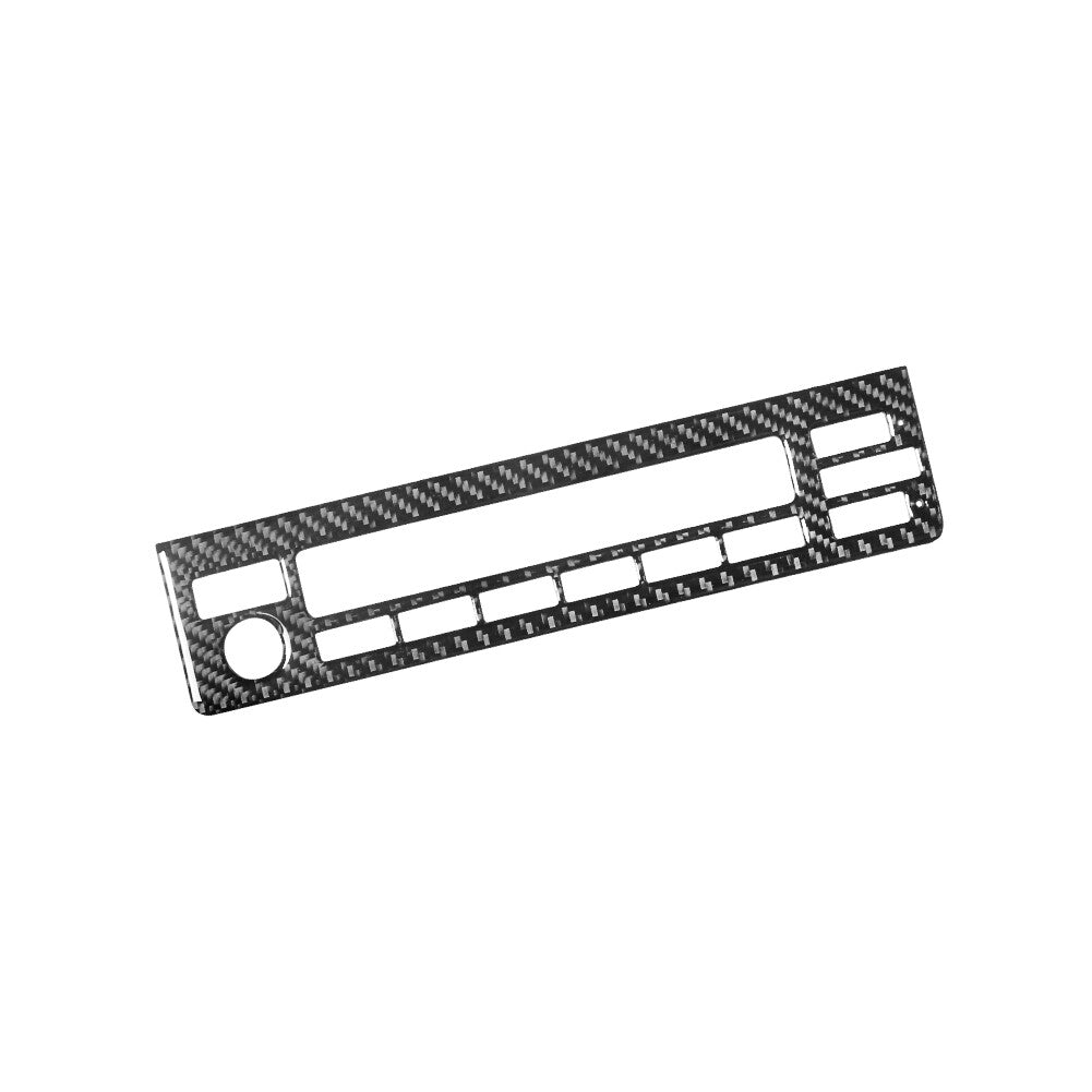Carbon Fiber Central Radio CD Control Cover Trim For X5 E70 X6 E71 2011-2013 v
