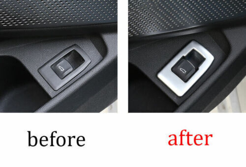 ABS Silver for BMW 3-Series G20 2019-2022 Tailgate Rear Door Switch Cover Trim