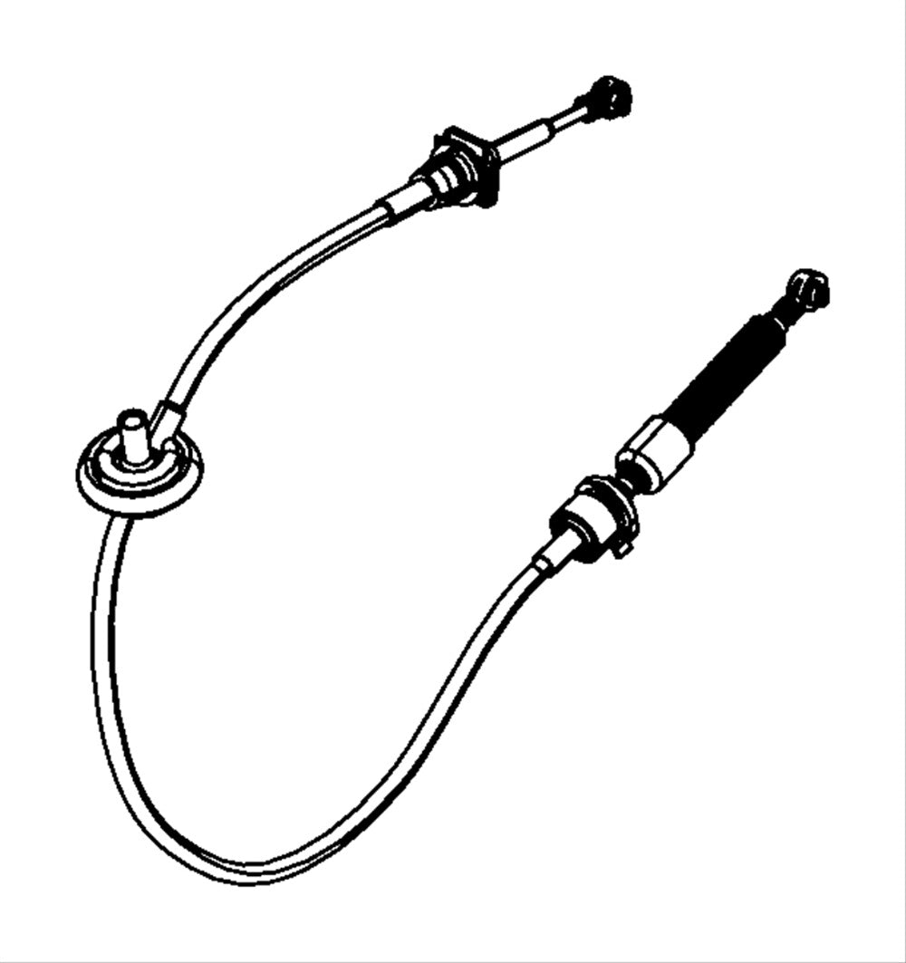 52126222AE Transfer Case Shift Cable for Jeep for Wrangler JK 2007-2018 Manual Trans Q