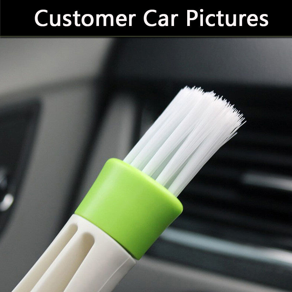 Double-Head Clean Brush Indoor Air-condition Outlet Window Care Cleaning Tool