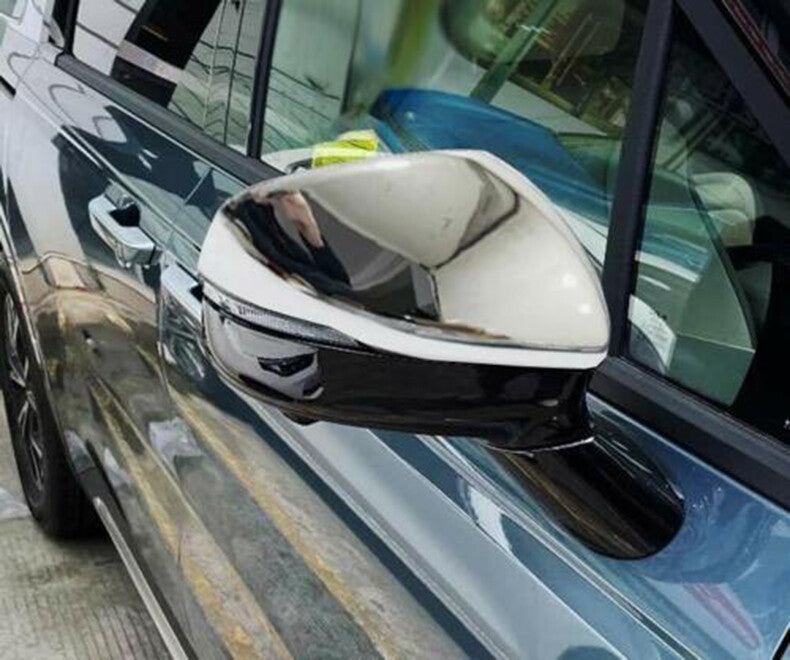 for Kia Carnival 2022-2023 Chrome Exterior Rear View Side Door Mirror Cap Cover