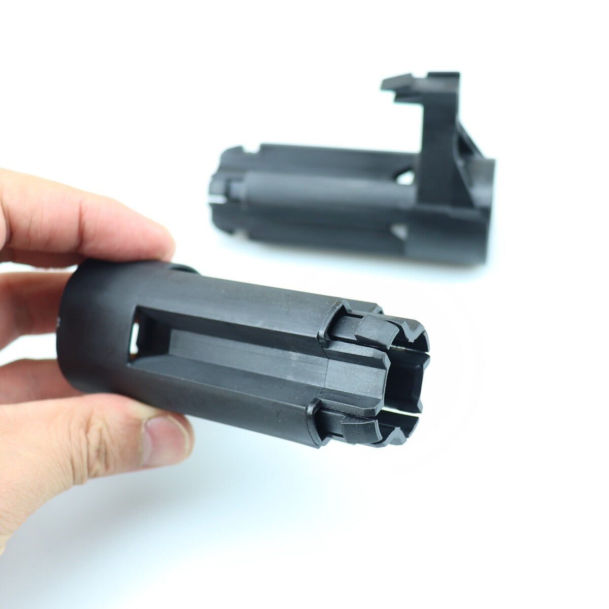 One pair of front radiator upper brackets for Ford Focus 2012-2016 1.6L and 2.0L models, CV6Z8A193B.