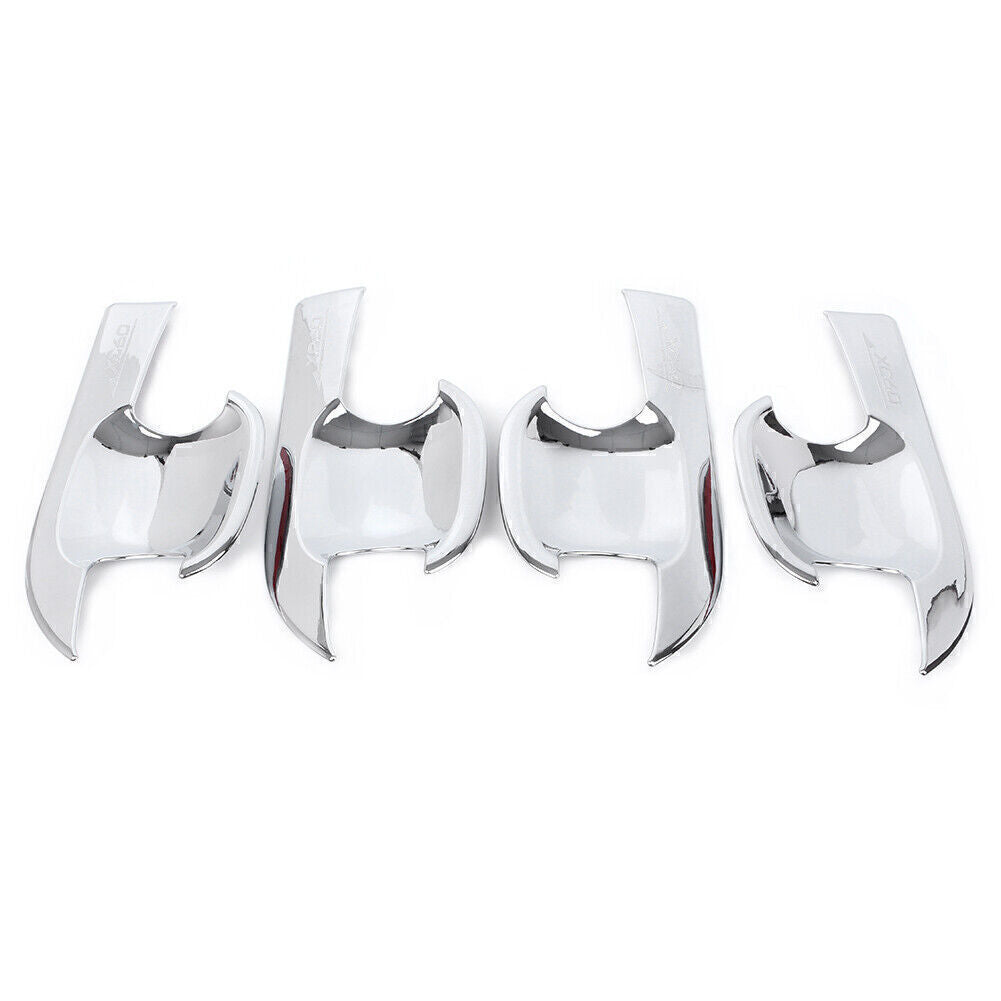 Exterior Car Side Door Handle Bowl Trim Fit for Volvo XC60 2018 Chrome Auto Car 4pcs
