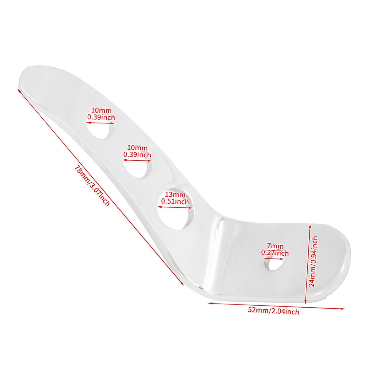 Chrome Extension Kickstand Fits for Harley Road King Street Electra Glide 91-23