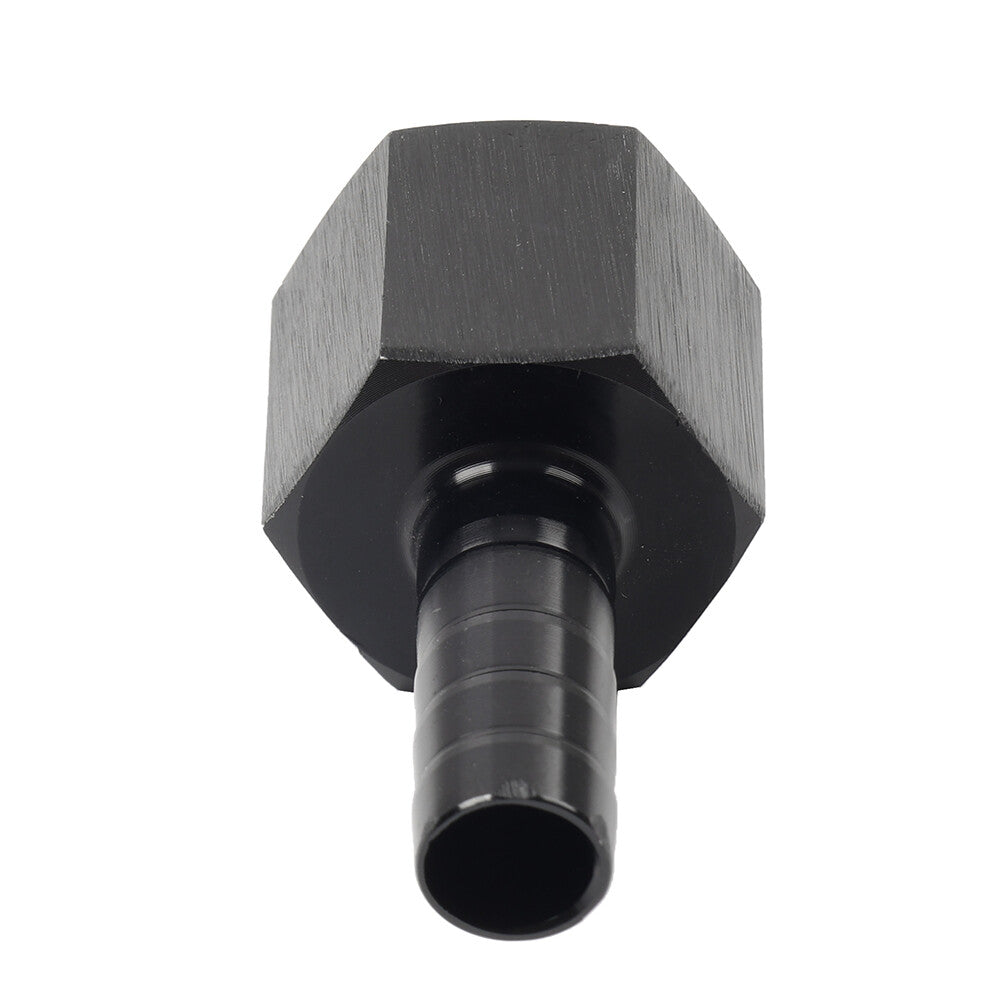 AN8 Female to 3/8 Hose Barb Fuel Line Push On Straight Swivel Fitting Adapter