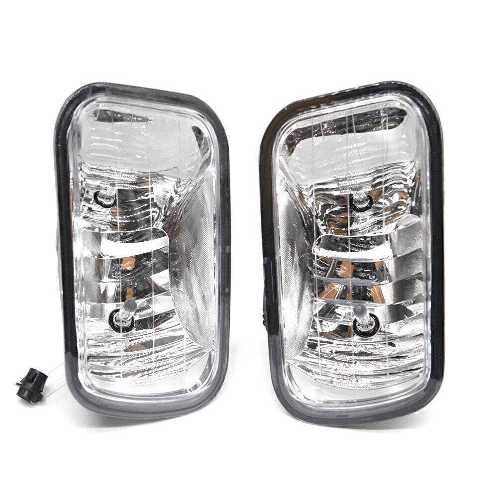 PAIR Front Fog Light Lamps Clear Lens for Dodge for Ram 1500 2500 3500 2009-2012