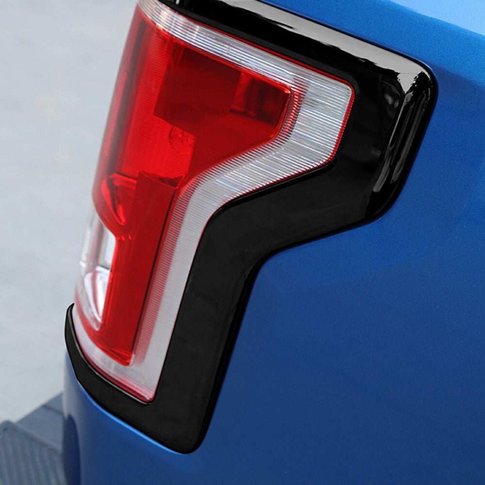 Rear Tail Light Lamp Frame Cover Trim for ford F150 2015-2020 Accessories Black