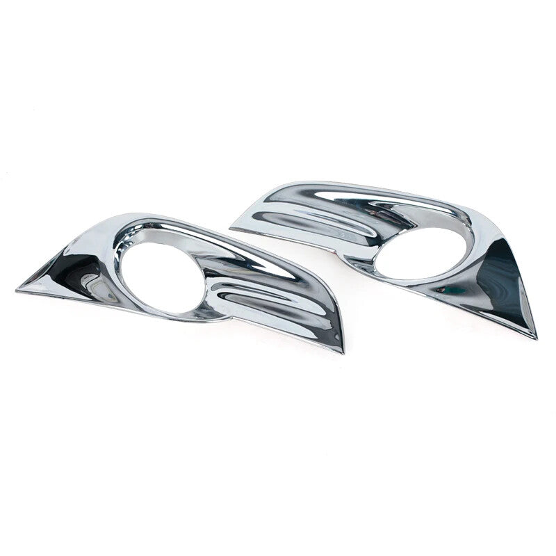 2X for Nissan Altima 2013-2015 Car Front Bumper Fog Light Lamp Chrome Trim Cover