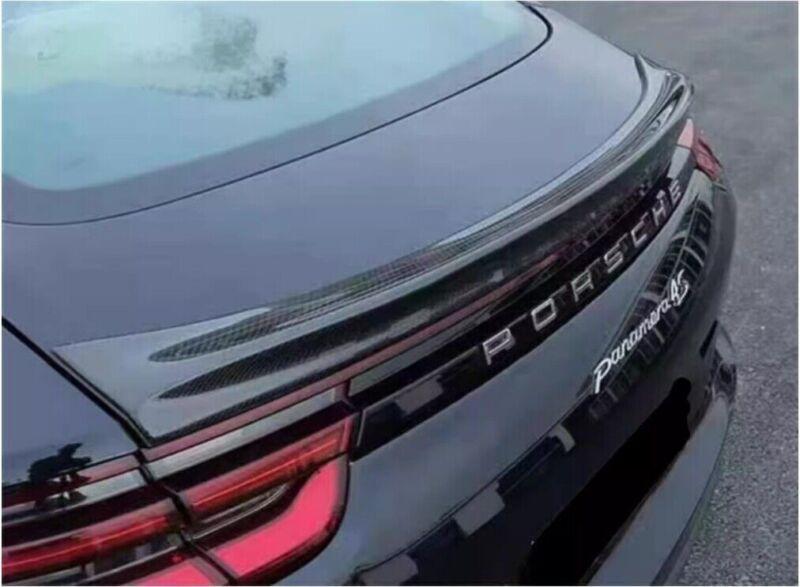 Forged carbon fiber rear tailgate boiler wing suitable for Porsche for Panamera 971 2017-2022