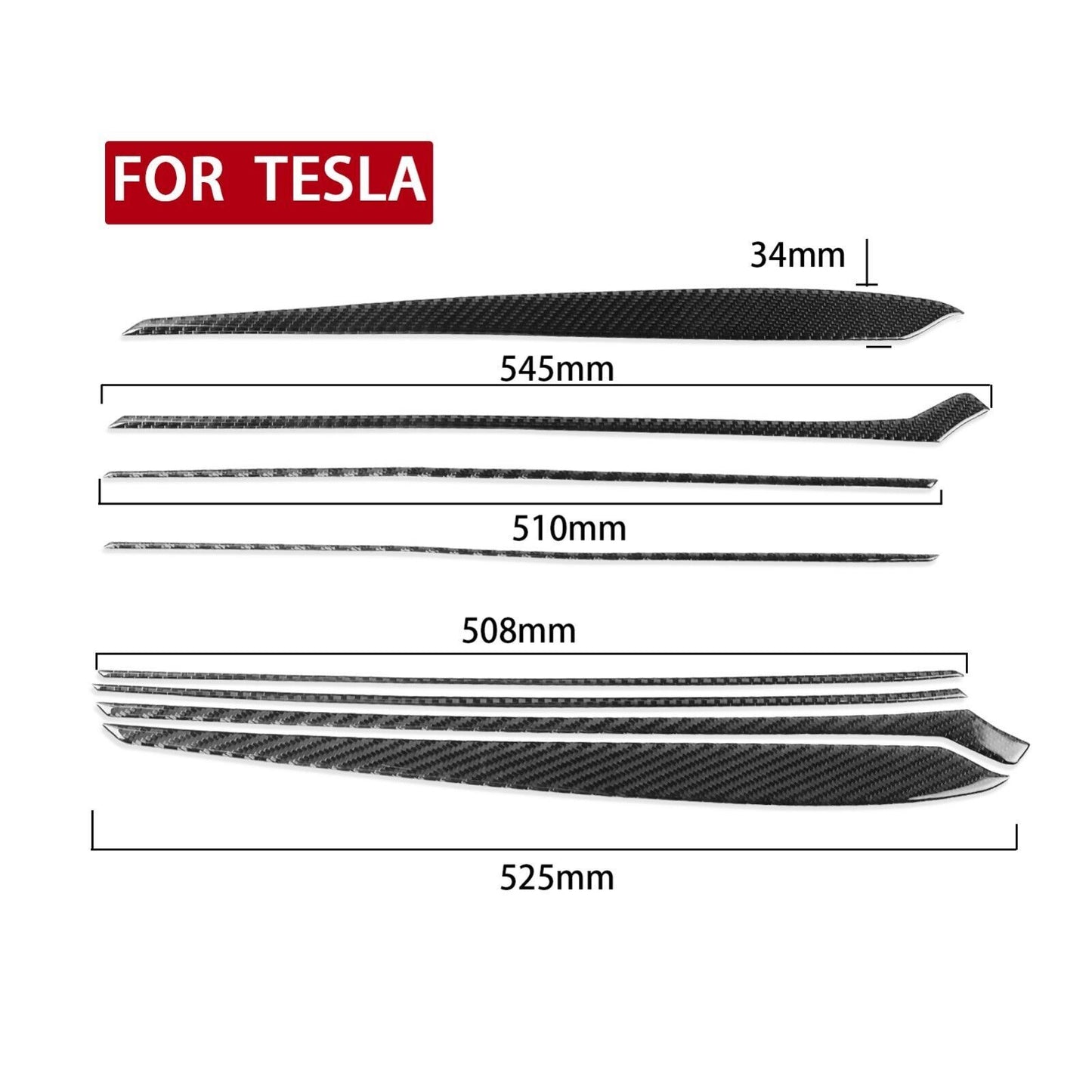 Red Carbon Fiber Window Switch Button Cover Trim for Volvo V60 2010-2017 Type B v