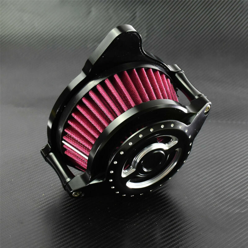 Dots Air Cleaner Intake Air Filter Fit for Harley Touring 08-16 Softail 16-17 Q
