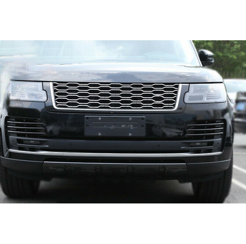 for Range Rover L405 13-21 Gloss Black Front Bumper Fog Light Driving Lamp Trim