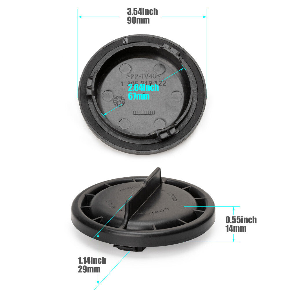 2PCS 3.54 1305219122 Headlight Dust Cover Cap for Mercedes Benz W204 W171 W212