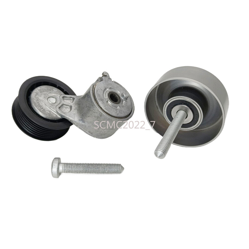 New Belt Tensioner w/ Pulley for VW Touareg for Audi A4 A5 A6 for A8 Q5 30T 06E903133AC