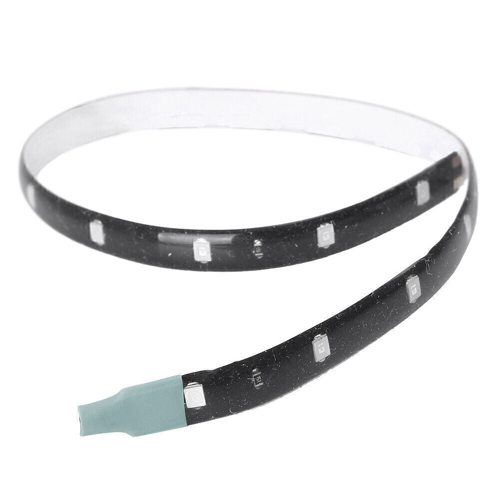 Universal LED Strip Light Lamp Car Waterproof Flexible 15-LED Light Bulbs Green