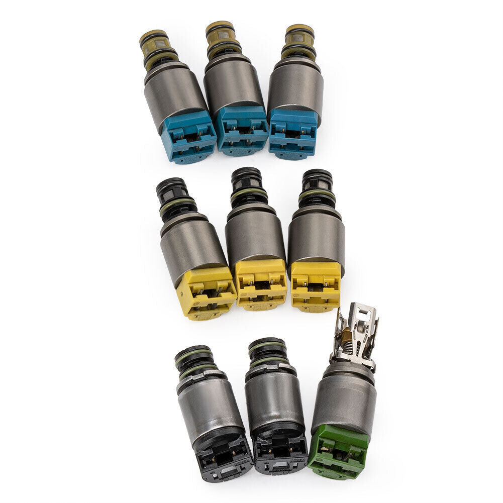 9PCS ZF6HP19 ZF6HP26 ZF6HP32 Transmission Shift Solenoid Kit for BMW for AUDI