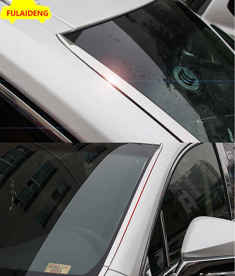 for Lexus NX200 NX200t NX300h 15-18 Chrome Front Windshield Cover Molding Strips